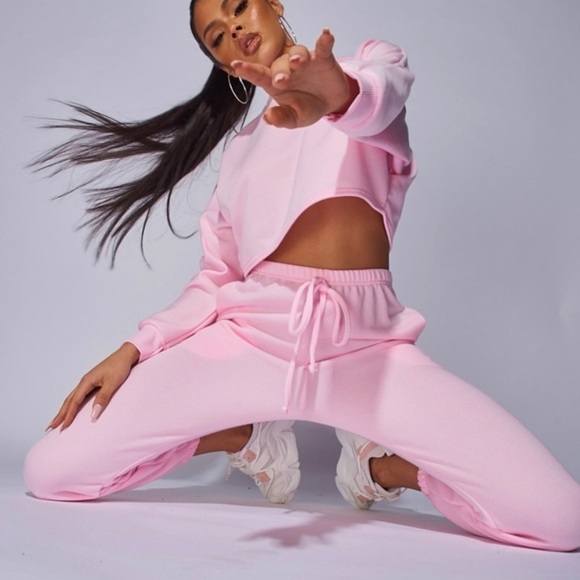 PINK OVERSIZED LOUNGE SET - Picture 4 of 6